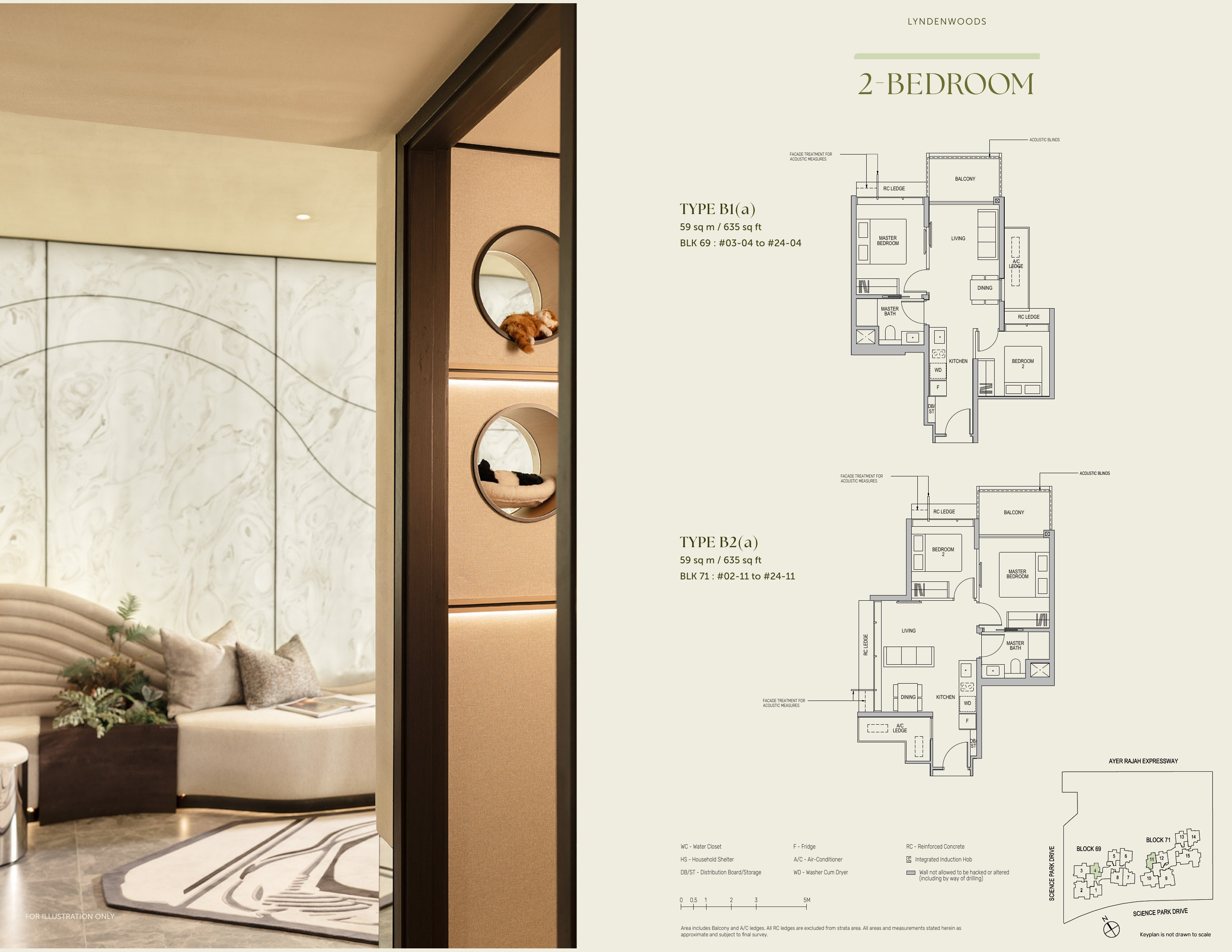 LyndenWoods 2 Bedroom 2 Bedroom selections floor plan