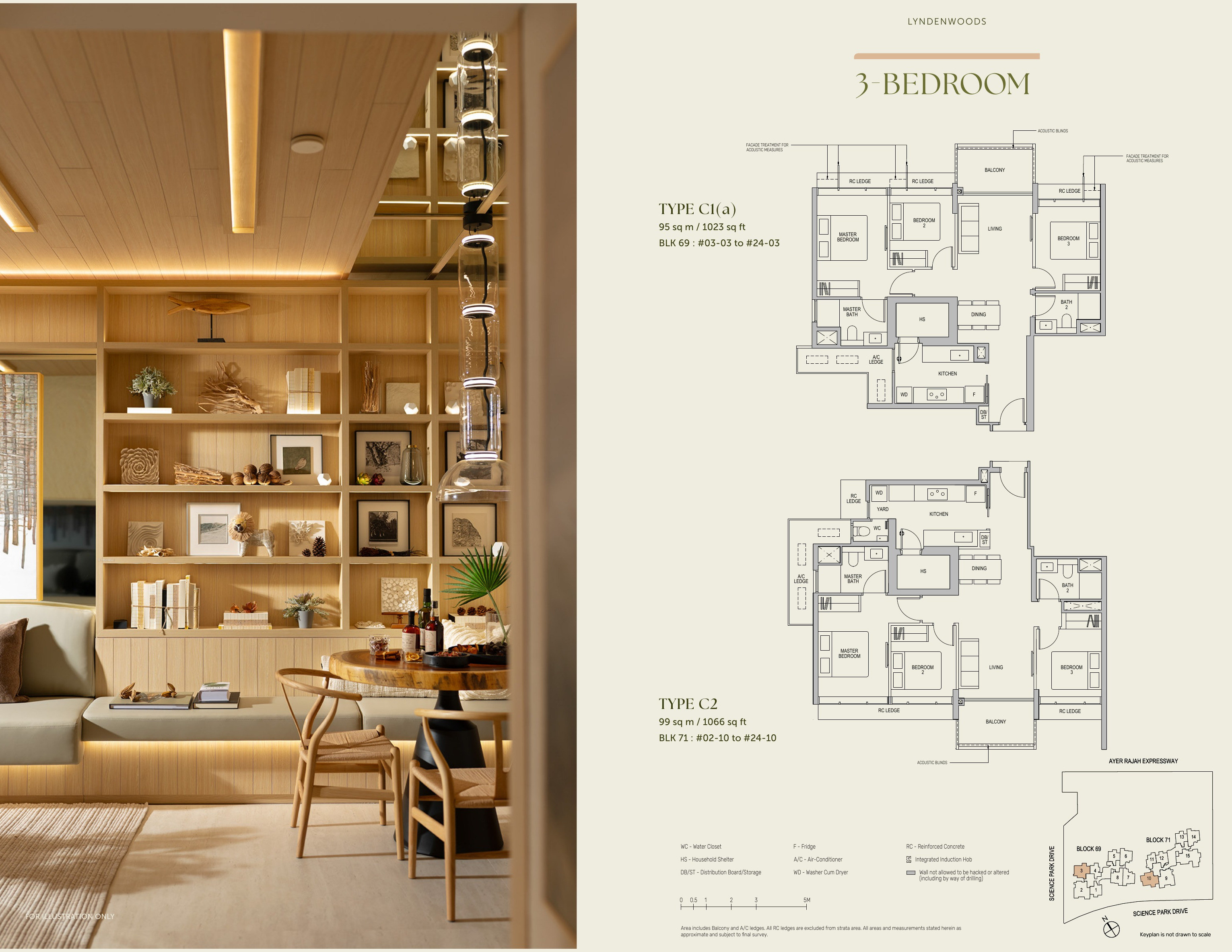 LyndenWoods 3 Bedroom 3 Bedroom selections floor plan