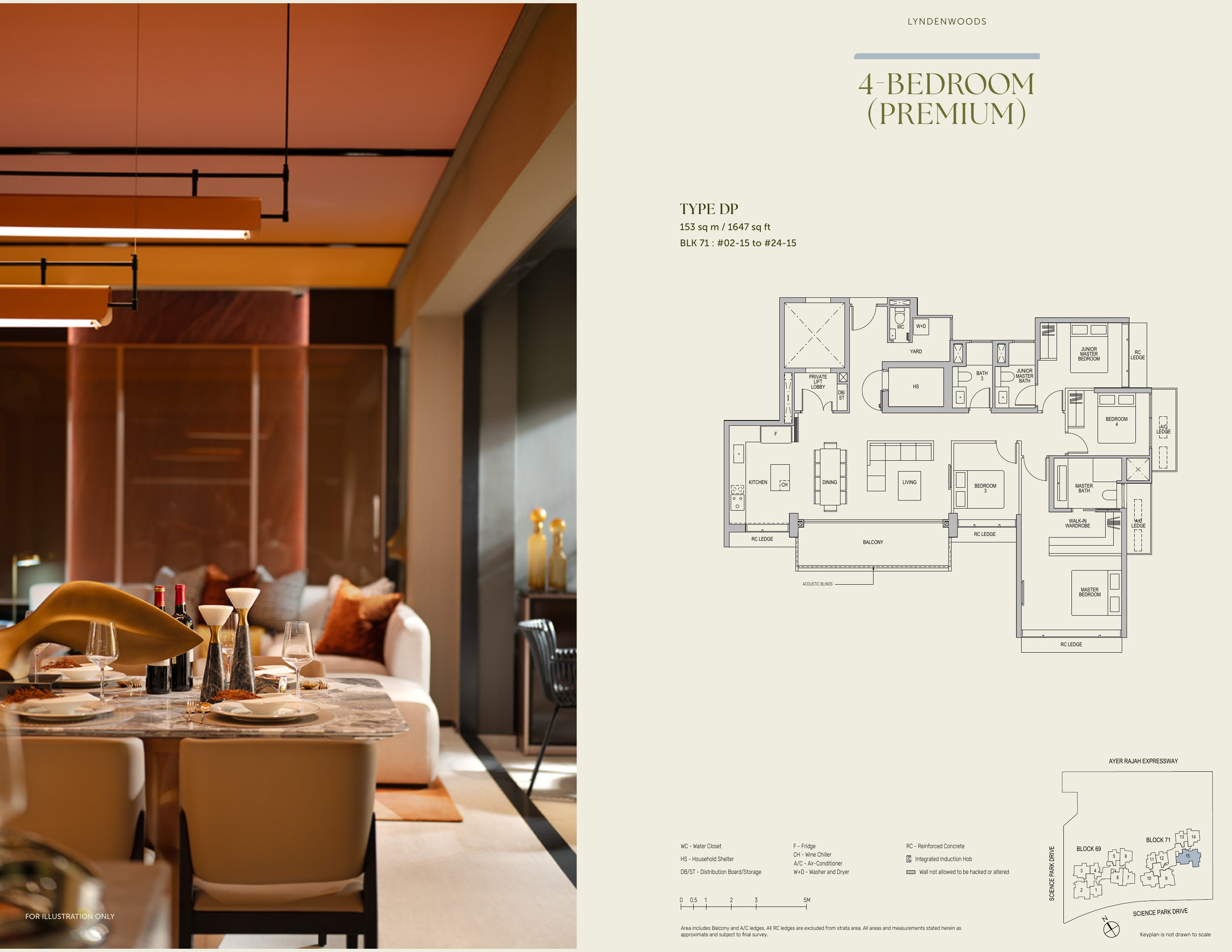 LyndenWoods 4 Bedroom 4 Bedroom Premium floor plan